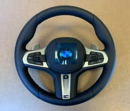 BMW BMW 5 6 X3 X4 G30 G31 G38 G32 G01 G08 G02 OEM M Steering Wheel Paddles HEATING — thumbnail 2