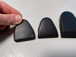 BMW BMW 5 E12 E28 7 E23 GENUINE Seat Belt Bolt Trim Covers Caps x3 psc — thumbnail 3