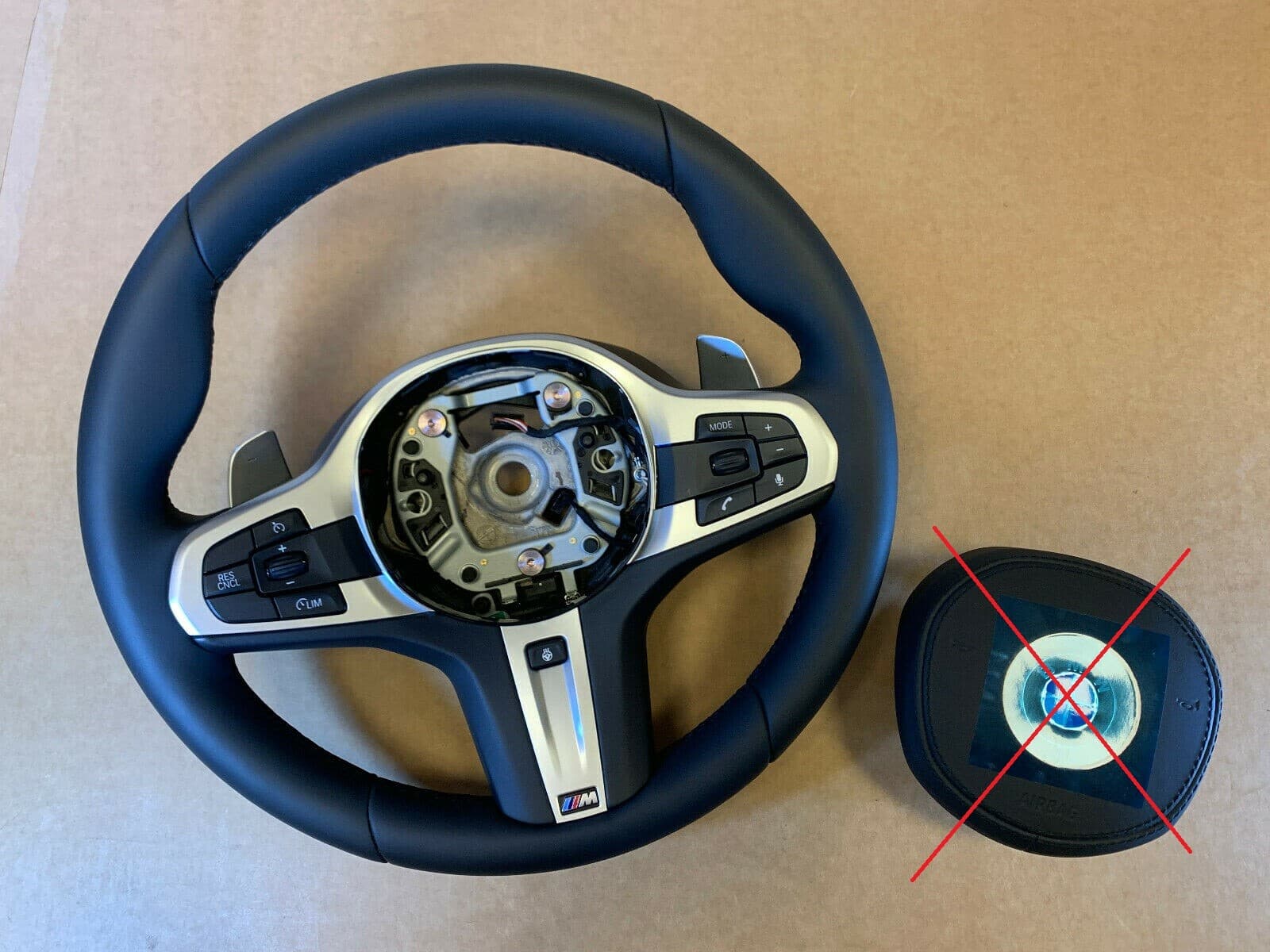 BMW BMW 5 6 X3 X4 G30 G31 G32 G01 G02 OEM EU M Steering Wheel Paddles HEATING VIBRO