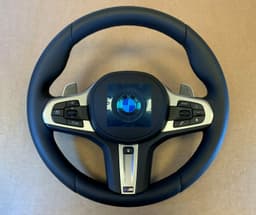BMW BMW 5 6 X3 X4 G30 G31 G32 G01 G02 OEM EU M Steering Wheel Paddles HEATING VIBRO — thumbnail 2