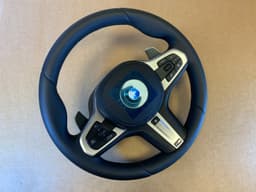 BMW BMW 5 6 X3 X4 G30 G31 G32 G01 G02 OEM EU M Steering Wheel Paddles HEATING VIBRO — thumbnail 9