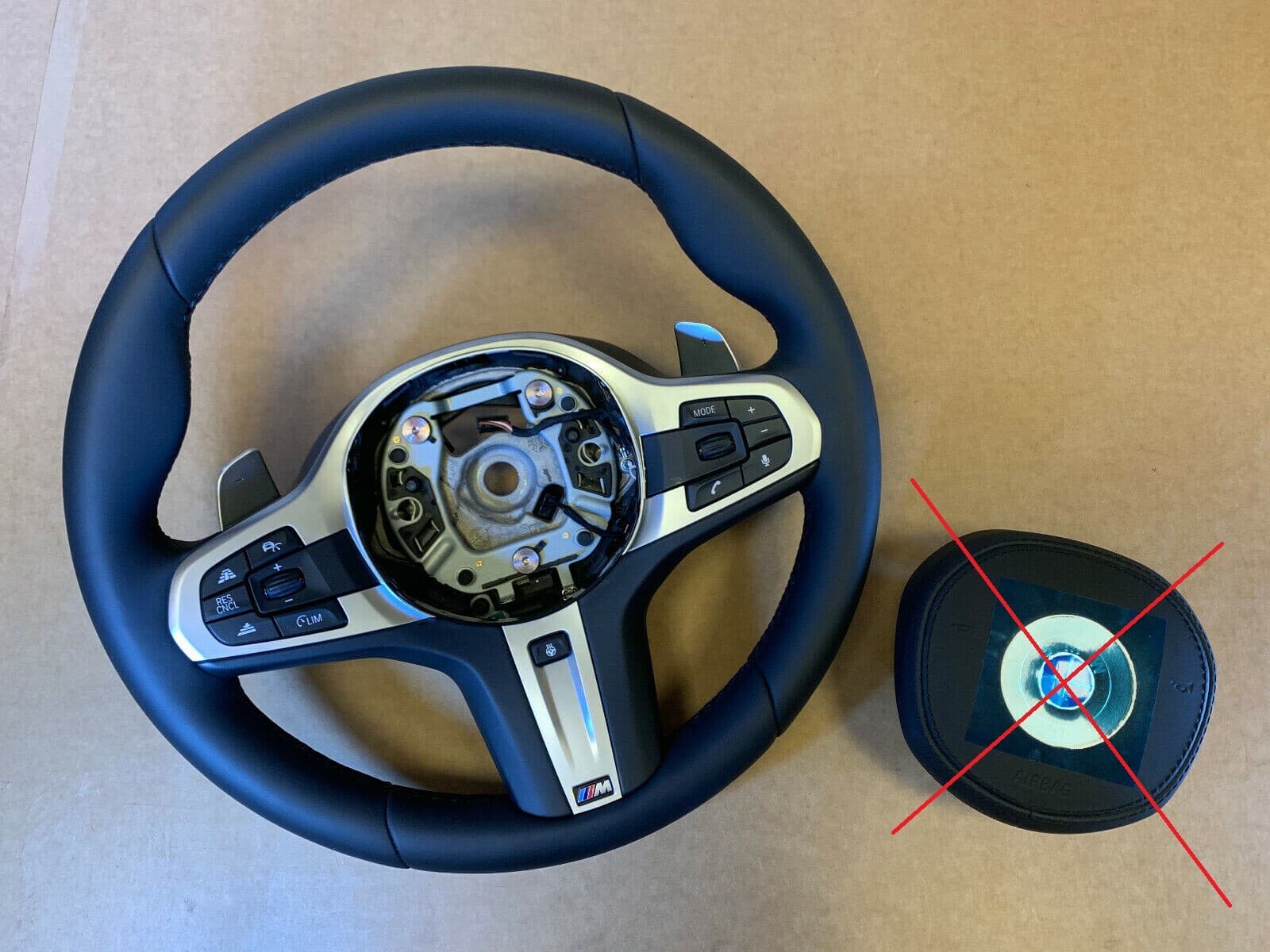 BMW BMW 5 6 X3 X4 G30 G31 G32 G01 G02 EU M Steering Wheel Paddles HEATING VIBRO ACC