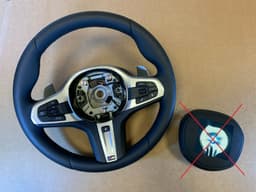 BMW BMW 5 6 X3 X4 G30 G31 G32 G01 G02 OEM USA M Steering Wheel Paddles HEATING VIBRO — thumbnail 1