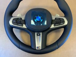BMW BMW 5 6 X3 X4 G30 G31 G32 G01 G02 OEM USA M Steering Wheel Paddles HEATING VIBRO — thumbnail 5