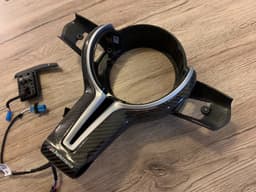 BMW BMW 1 2 3 4 F20 F22 F30 F31 F32 F33 Steering Wheel M3 Carbon Cover Paddles Wire — thumbnail 7