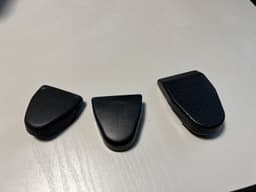 BMW BMW 5 E12 E28 7 E23 GENUINE Seat Belt Bolt Trim Covers Caps x3 psc — thumbnail 1