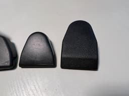 BMW BMW 5 E12 E28 7 E23 GENUINE Seat Belt Bolt Trim Covers Caps x3 psc — thumbnail 4