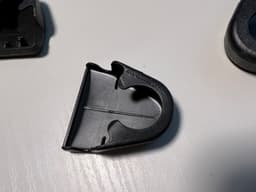 BMW BMW 5 E12 E28 7 E23 GENUINE Seat Belt Bolt Trim Covers Caps x3 psc — thumbnail 7