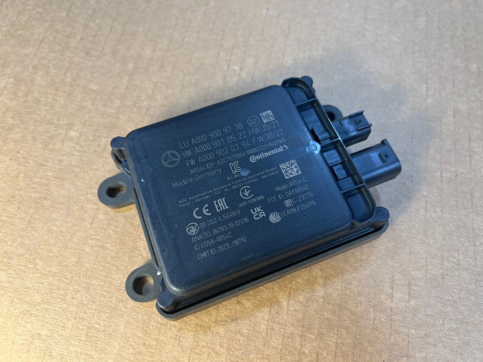 MERCEDES-BENZ NEW Mercedes Benz W206 W223 Cruise Control Distance Radar Sensor A0009009738