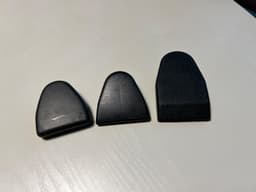 BMW BMW 5 E12 E28 7 E23 GENUINE Seat Belt Bolt Trim Covers Caps x3 psc — thumbnail 2