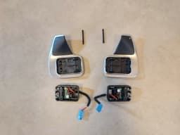 BMW GENUINE BMW 1 2 3 4 X1 X2 X3 X4 X5 X6 i8 F Ser. Steering Wheel Shift Paddles SET — thumbnail 8