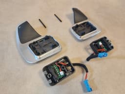 BMW GENUINE BMW 1 2 3 4 X1 X2 X3 X4 X5 X6 i8 F Ser. Steering Wheel Shift Paddles SET — thumbnail 10