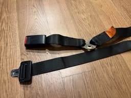 BMW BMW 3 E30 5 E28 7 E23 GENUINE Rear Center Seat Belt + Lock — thumbnail 2