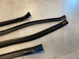 BMW BMW 7 E23 GENUINE Front Wheel Arch Fender Cover Sealing SET x4 psc — thumbnail 4