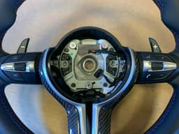 BMW BMW F01 F02 F04 F06 F07 F10 F11 F12 F13 USA M Steering Wheel Paddles VIBRO CARBO — thumbnail 7