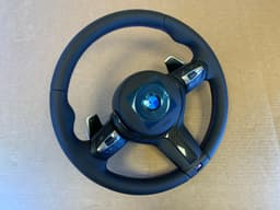 BMW BMW F15 F16 F25 F26 F39 F45 F48 OEM USA M Steering Wheel PADDLES CARBON VIBRO — thumbnail 9