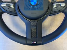BMW BMW F15 F16 F25 F26 F39 F45 F48 OEM USA M Steering Wheel PADDLES CARBON VIBRO — thumbnail 5