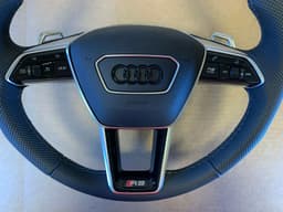 AUDI Audi A6 A7 A8 Q8 4K 4N 4M GENUINE RS-line Steering Wheel with Paddles Heating — thumbnail 4