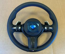 BMW BMW F15 F16 F25 F26 F39 F45 F48 USA M Steering Wheel PADDLES HEATED ACC CARBO — thumbnail 2