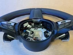 BMW BMW F15 F16 F25 F26 F39 F45 F48 OEM USA M Steering Wheel PADDLES CARBON VIBRO — thumbnail 8