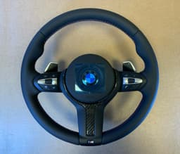 BMW BMW F22 F23 F30 F31 F32 F33 F34 F36 F87 USA M Steering Wheel PADDLES CARBON ACC — thumbnail 2