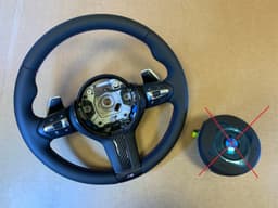 BMW BMW F22 F23 F30 F31 F32 F33 F34 F36 F87 USA M Steering Wheel PADDLES CARBON ACC — thumbnail 1