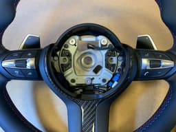 BMW BMW F22 F23 F30 F31 F32 F33 F34 F36 F87 USA M Steering Wheel PADDLES CARBON ACC — thumbnail 7