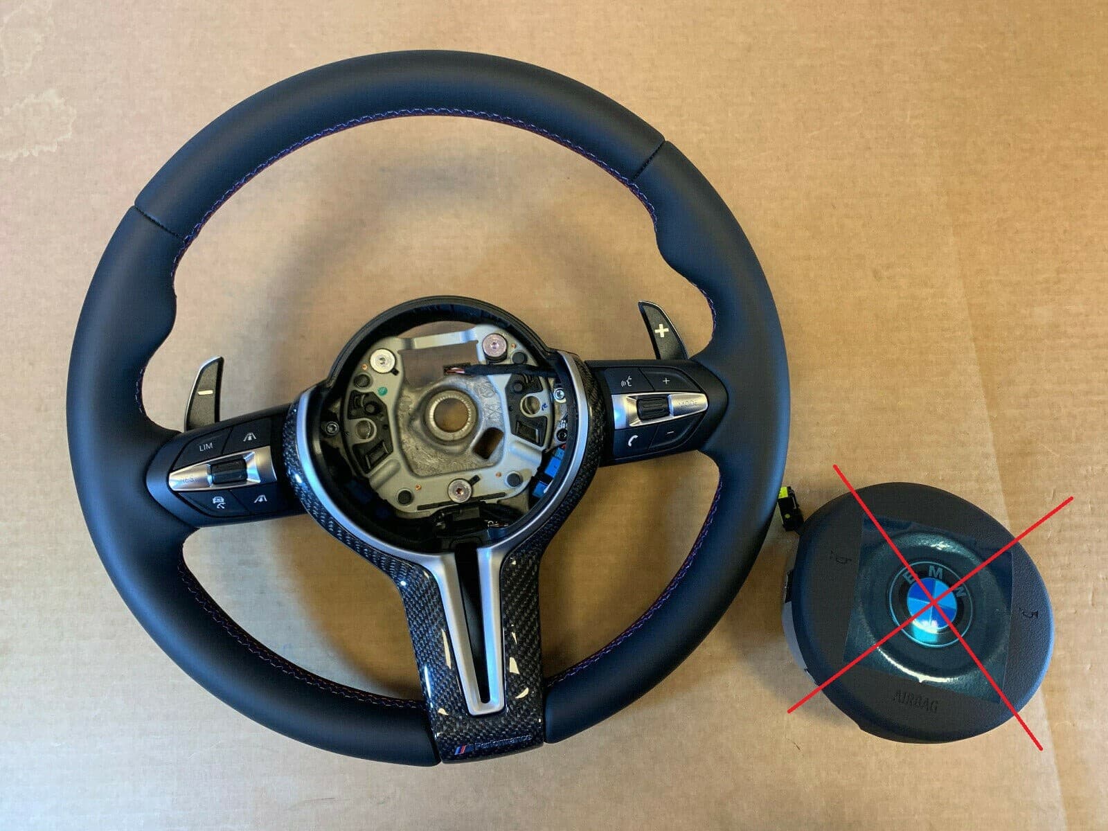 BMW BMW F01 F02 F04 F06 F07 F10 F11 F12 F13 USA M Steering Wheel Paddles CARBON ACC