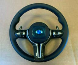 BMW BMW F01 F02 F06 F07 F10 F11 F12 F13 USA M Steering Wheel Paddles VIBRO ACC CARBO — thumbnail 2