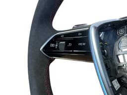 AUDI Audi A6 A7 A8 Q8 E-tron 4K 4N 4M OEM ALCANTARA RS-line Steering Wheel Paddles — thumbnail 9