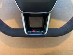 AUDI Audi A6 A7 A8 Q8 E-tron 4K 4N 4M OEM RS-line Steering Wheel Paddles ALCANTARA — thumbnail 6