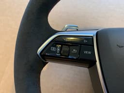 AUDI Audi A6 A7 A8 Q8 E-tron 4K 4N 4M OEM RS-line Steering Wheel Paddles ALCANTARA — thumbnail 7
