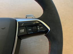 AUDI Audi A6 A7 A8 Q8 E-tron 4K 4N 4M OEM RS-line Steering Wheel Paddles ALCANTARA — thumbnail 8