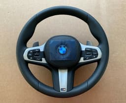 BMW BMW 5 6 X3 X4 G30 G31 G32 G38 G01 G02 G08 OEM M Steering Wheel Shift Paddles ACC — thumbnail 2