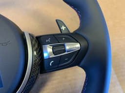 BMW BMW F01 F02 F06 F07 F10 F11 F12 F13 USA M Steering Wheel Paddles VIBRO ACC CARBO — thumbnail 4