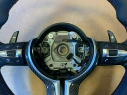 BMW BMW F01 F02 F06 F07 F10 F11 F12 F13 USA M Steering Wheel Paddles VIBRO ACC CARBO — thumbnail 7