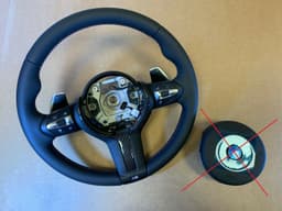 BMW BMW F15 F16 F25 F26 F39 F45 F48 OEM USA M Steering Wheel PADDLE CARBON VIBRO ACC — thumbnail 1