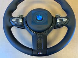 BMW BMW F15 F16 F25 F26 F39 F45 F48 OEM USA M Steering Wheel PADDLE CARBON VIBRO ACC — thumbnail 2