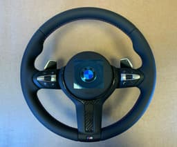 BMW BMW F15 F16 F25 F26 F39 F45 F48 OEM USA M Steering Wheel PADDLE CARBON VIBRO ACC — thumbnail 3