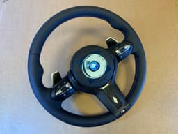BMW BMW F15 F16 F25 F26 F39 F45 F48 OEM USA M Steering Wheel PADDLE CARBON VIBRO ACC — thumbnail 9