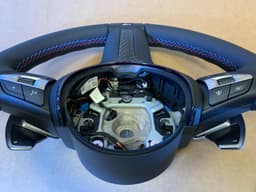 BMW BMW F15 F16 F25 F26 F39 F45 F48 OEM USA M Steering Wheel PADDLE CARBON VIBRO ACC — thumbnail 8