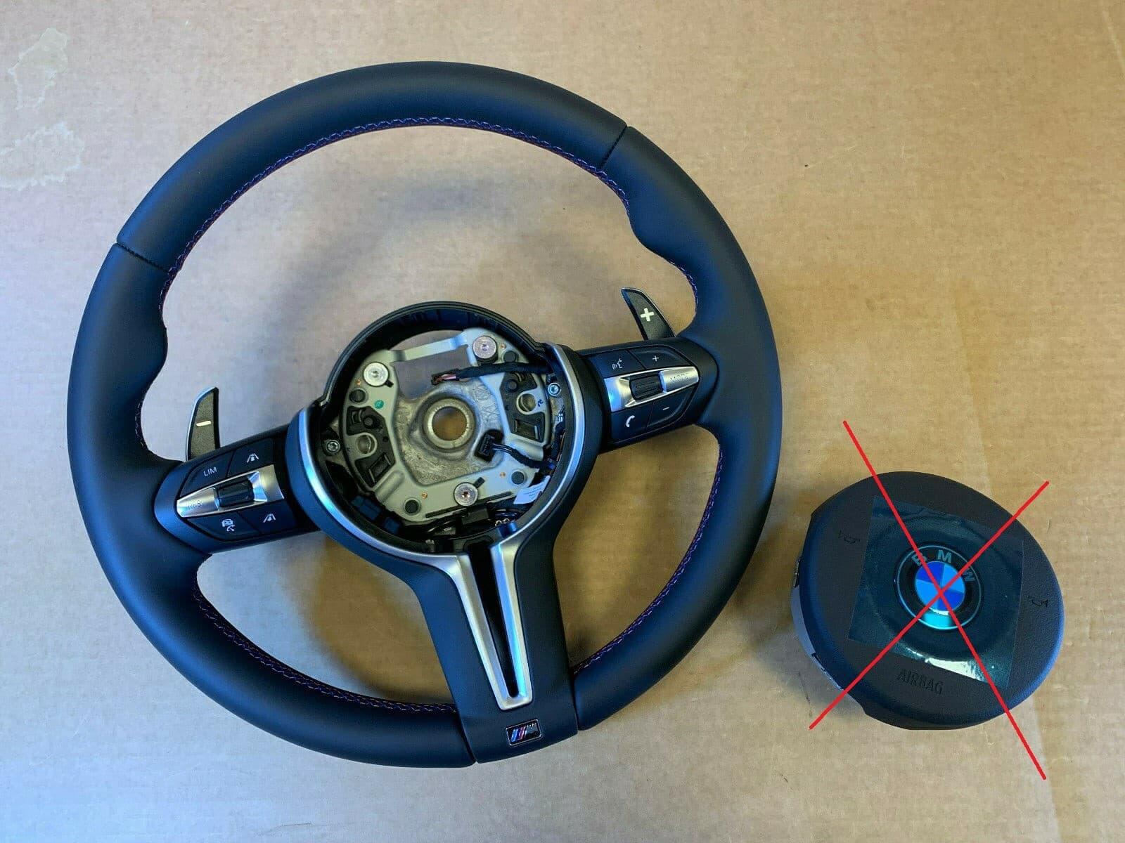 BMW BMW F01 F02 F04 F06 F07 F10 F11 F12 F13 USA M Steering Wheel Paddles VIBRO ACC