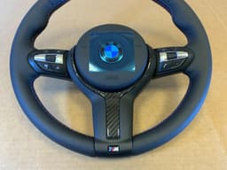 BMW BMW F15 F16 F25 F26 F39 F45 F48 USA OEM M Steering Wheel HEATED VIBRO ACC CARBON — thumbnail 5