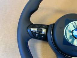 BMW BMW F15 F16 F25 F26 F39 F45 F48 USA OEM M Steering Wheel HEATED VIBRO ACC CARBON — thumbnail 3