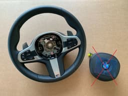 BMW BMW 5 6 X3 X4 G30 G31 G32 G01 G02 USA M Steering Wheel Shift Paddles VIBRO ACC — thumbnail 1