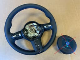 BMW BMW F20 F21 F22 F30 F31 F32 F33 F34 F36 USA M Steering Wheel HEATED VIBRO CARBON — thumbnail 1
