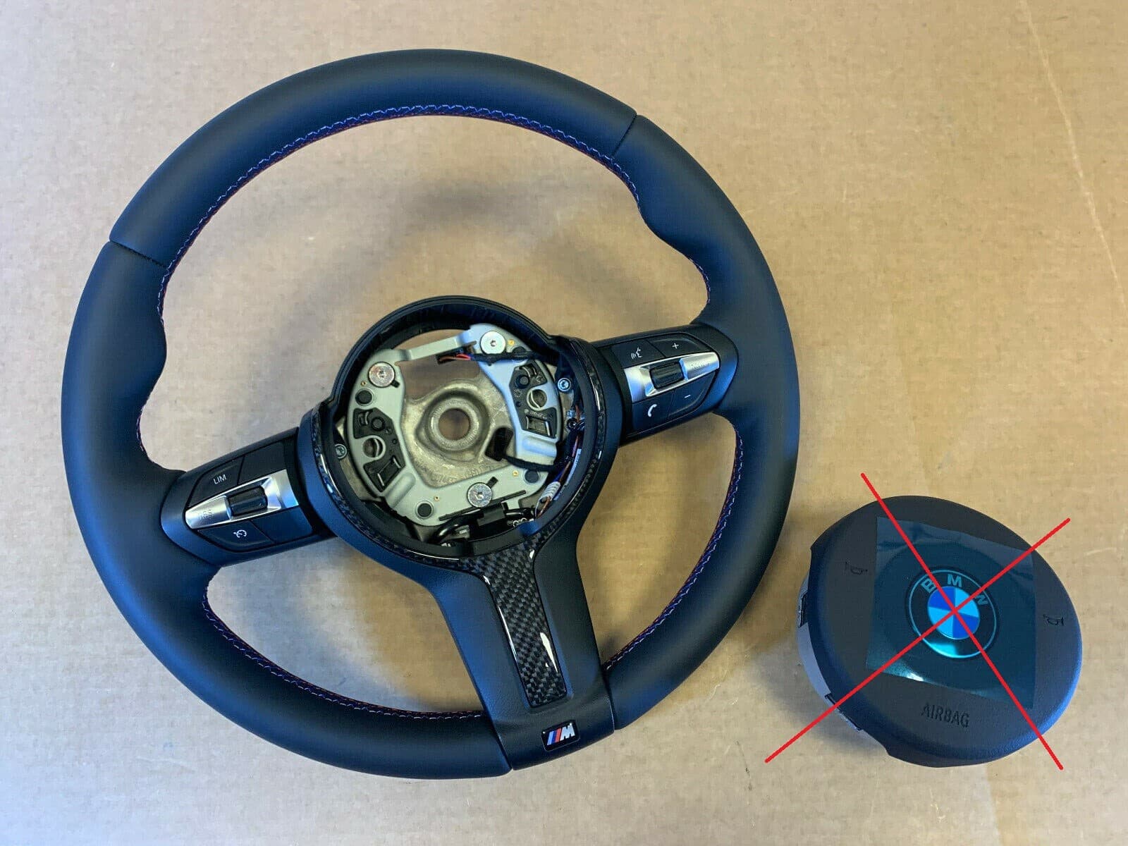 BMW BMW F20 F21 F22 F30 F31 F32 F33 F34 F36 USA M Steering Wheel HEATED VIBRO CARBON