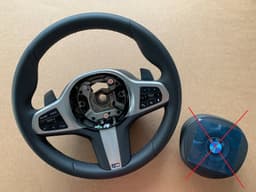 BMW BMW 8 X5 X6 X7 G14 G15 G16 G05 G06 G07 OEM M Steering Wheel Shift Paddles VIBRO — thumbnail 1