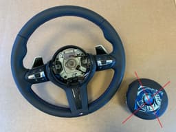 BMW BMW F20 F22 F30 F31 F32 F33 F34 F39 F48 M Steering Wheel Paddle CARBON VIBRO ACC — thumbnail 1