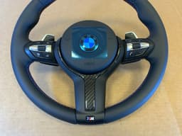 BMW BMW F15 F16 F25 F26 F39 F45 F48 USA M Steering Wheel PADDLE HEAT VIBRO ACC CARBO — thumbnail 7